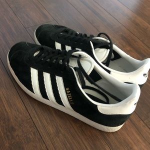 ADIDAS GAZELLE in black suede